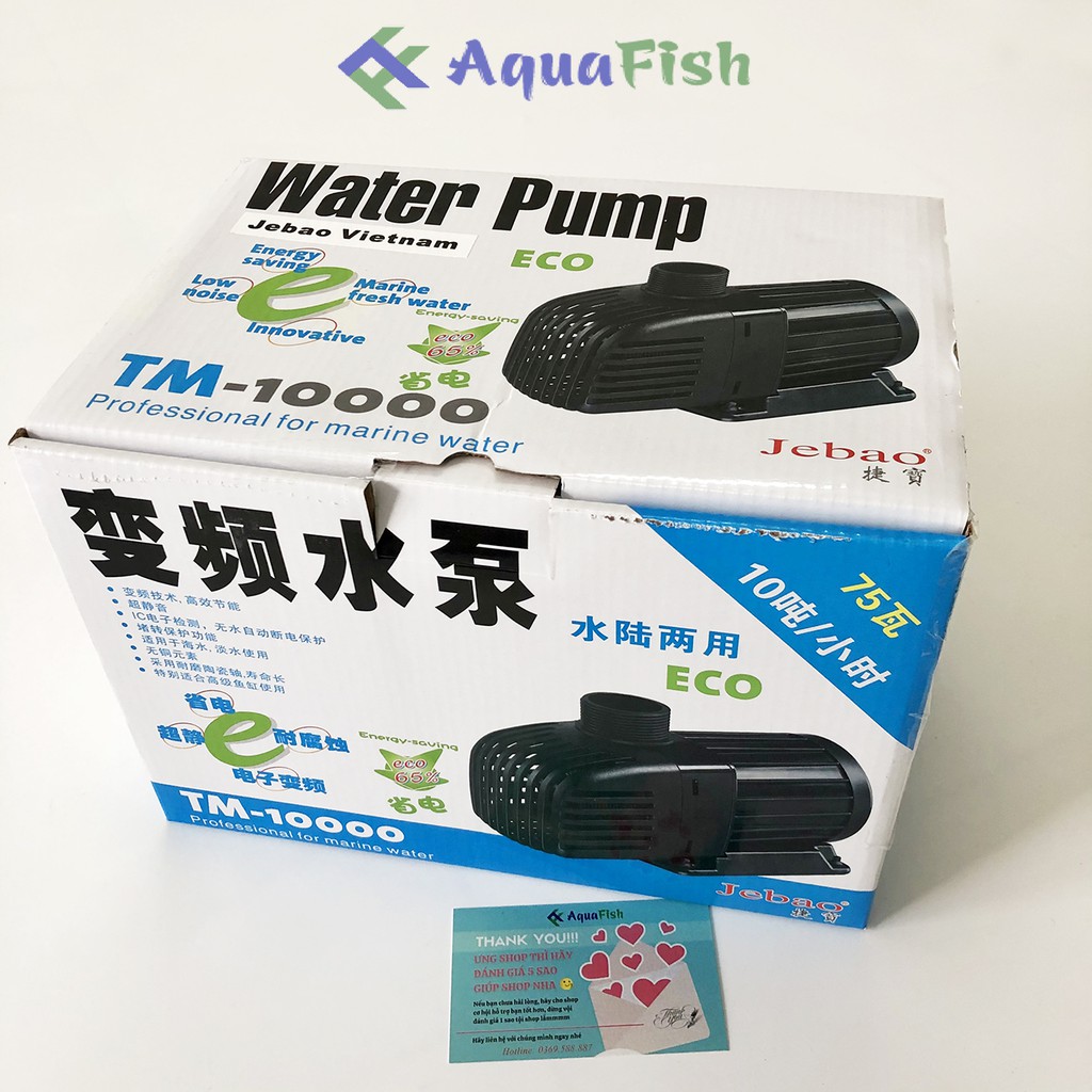 Máy Bơm Chìm Hồ Cá Koi Jebao TM 3500 - 10000 (máy bơm nước chuyên dụng cho hồ koi)