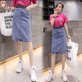 Chân váy jean đẹp vải mềm giãn nhẹ, cạp cao trẻ trung năng động. Thích hợp đi làm, đi chơi hẹn hò.?