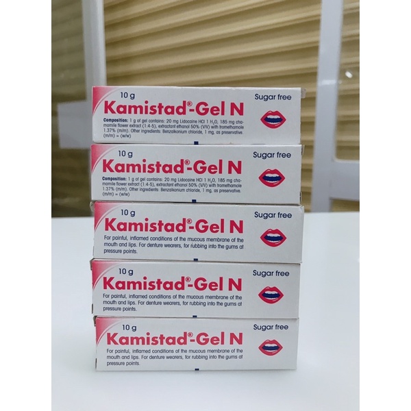 Kmistad Gel - Gel bôi nhiệt miệng nhanh T/10gr Stada