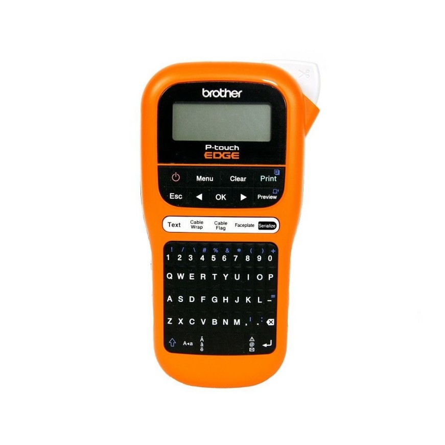 Máy In Nhãn BROTHER PT-E110 tặng kèm 1 hộp nhãn Brother TZe-9mm  - Hàng Brother Việt Nam