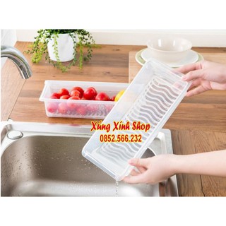Hộp đựng thực phẩm có khay ráo nước