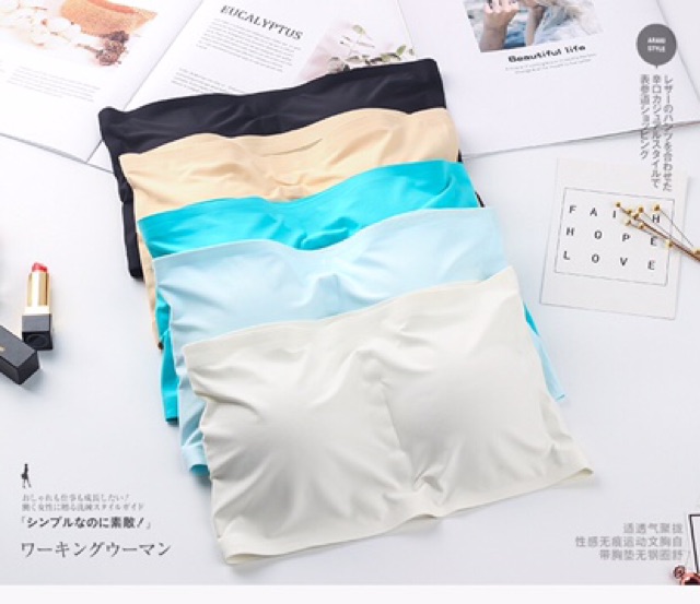 ÁO QUÂY NGỰC Áo lót không đường may Áo ống trơn Áo su trơn | BigBuy360 - bigbuy360.vn