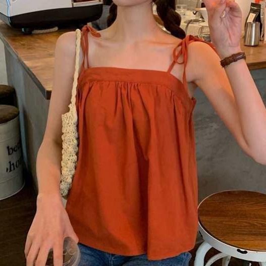 Áo Lửng Hai Dây Phong Cách Hàn Quốc Quyến Rũ Dành Cho Nữ