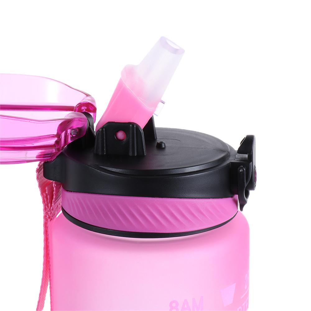 Bình Đựng Nước 1000ml Kèm Ống Hút Tiện Lợi