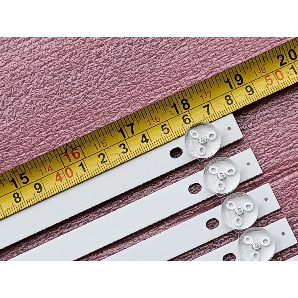 BỘ LED TIVI A SANZO TCL 49AT500 50T890 50AS600 BỘ 8 THANH, MỖI THANH 4 BÓNG 6V, MỚI 100% HÀNG ZIN HÃNG K430WDC1 A4