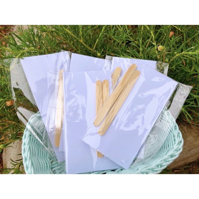Set Giấy Wax Lông Và Que Gỗ