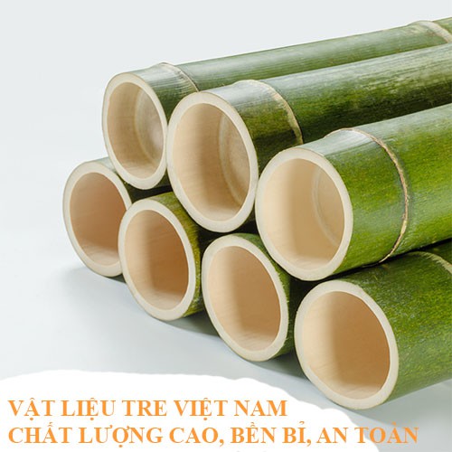 Giường Tre Gấp Gọn Thông Minh, Nằm Thư Giãn 100% Bằng Tre Tự Nhiên, Giường Cho Bà Đẻ Tiện Lợi ... KT 195 x 80/100 cm