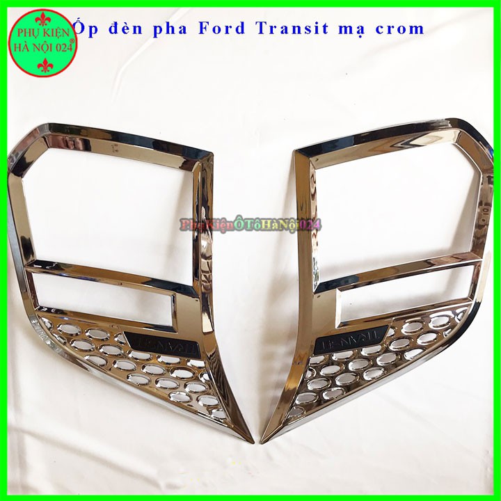 Ốp Viền Đèn Pha, Hậu Mạ Crom Cho Xe Transit 2014-2020