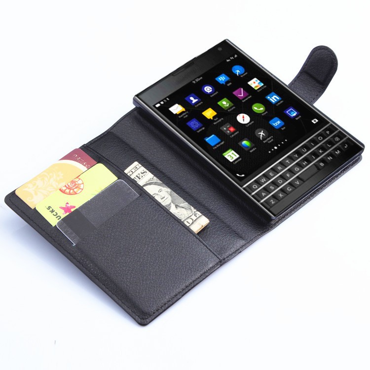 Bao Da Nắp Gập Có Ngăn Đựng Thẻ Cho Blackberry Passport / Q30 Đứng | BigBuy360 - bigbuy360.vn