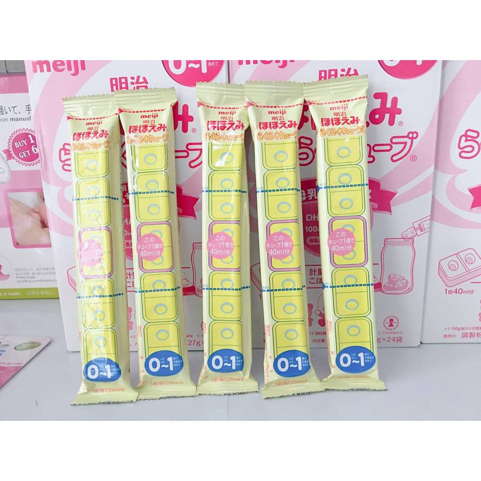 Thanh sữa (lẻ) Meiji Nhật số 0 (27g)