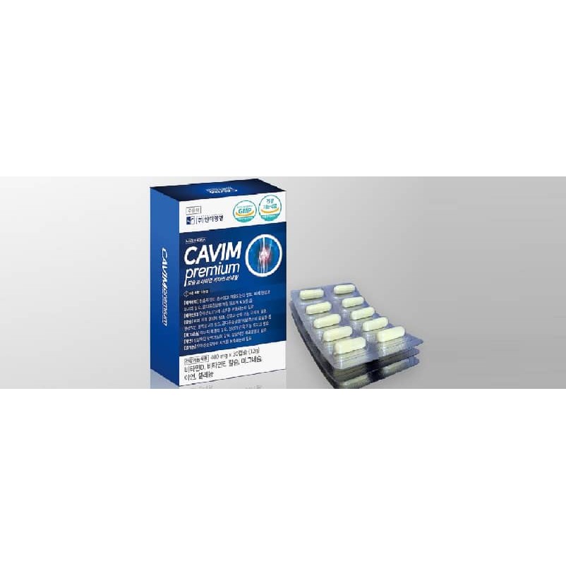 Cavim Premium viên bổ sung canxi hỗ trợ giảm nguy cơ loãng xương