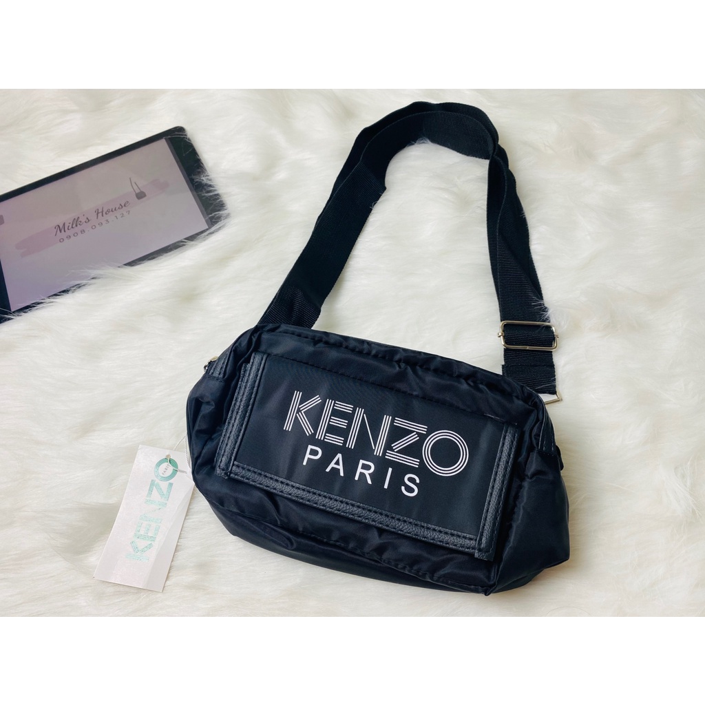 Túi đeo chéo nhiều ngăn Kenzo hàng VNXK cao cấp