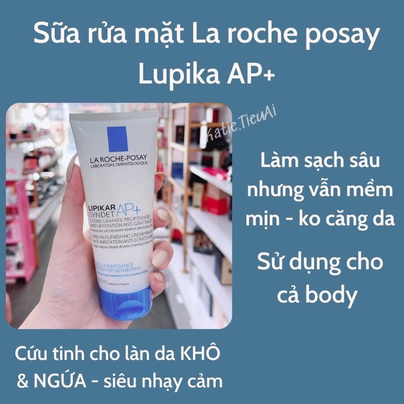 Sữa rửa mặt La Roche-Posay Lipikar Syndet AP+ Cream