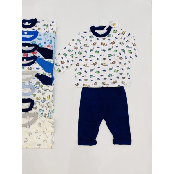 Bộ cotton xuất Nhật bé trai