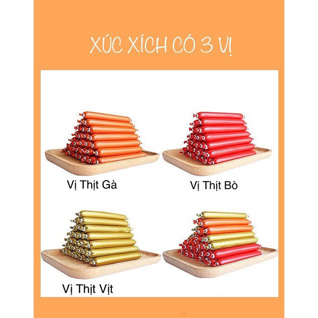 Xúc Xích Dinh Dưỡng Cho Chó Mèo