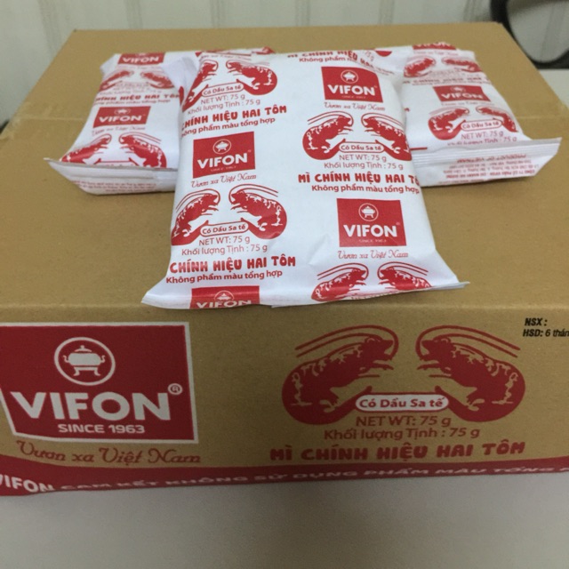 Mỳ chính hiệu hai tôm