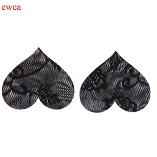 Cặp miếng dán nhũ hoa hình trái tim/ hoa màu đen