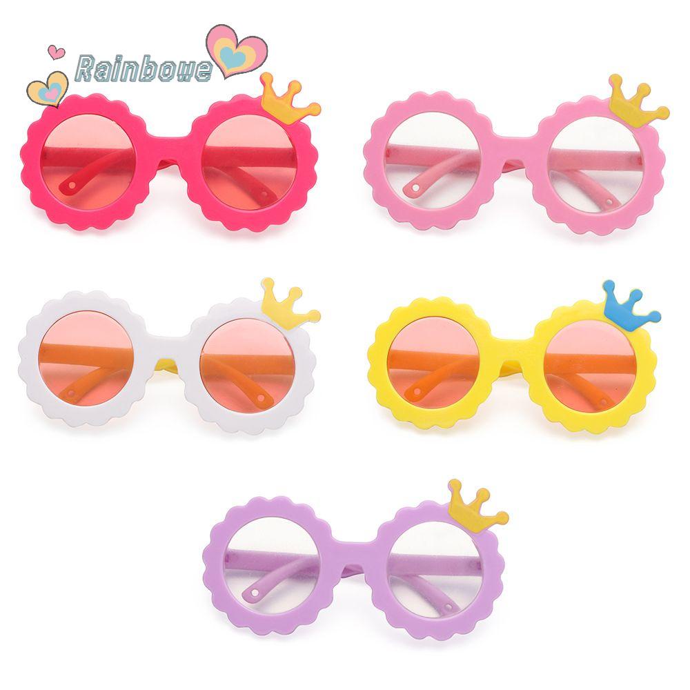 Mắt kính hình tròn xinh xắn cho búp bê 18 inch