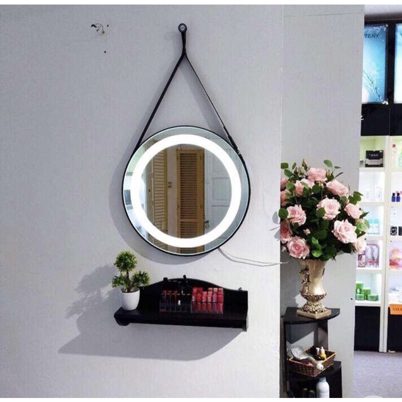 Gương trang điểm treo tường đèn led  , Gương led cảm ứng cao cấp siêu sang