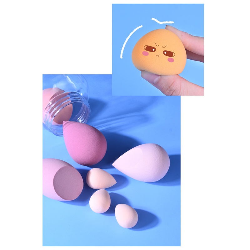 [Hàng mới về] Set 7 mút trang điểm tán kem nền / kem che khuyết điểm / phấn phủ cho nữ