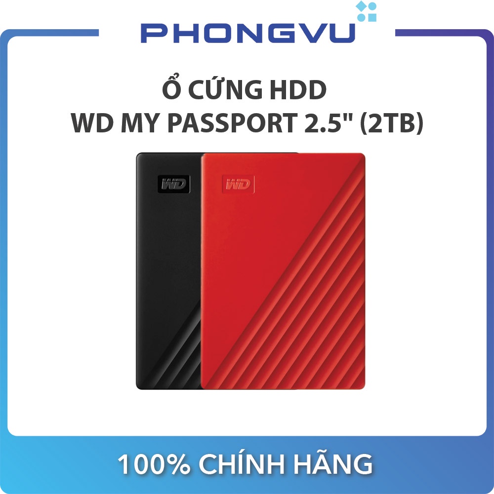 Ổ cứng HDD WD My Passport 2TB 2.5&quot; - Bảo hành 36 tháng