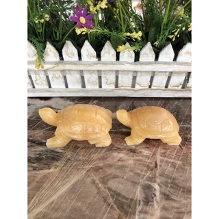 Tượng Rùa, Kim Quy phong thủy đá ngọc hoàng long để bàn làm việc - Dài 9 cm, 10 cm và 12 cm