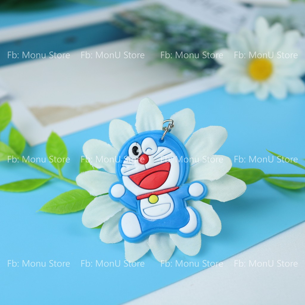 Móc khóa dẻo mini hình DORAEMON DOREMON dễ thương thích hợp treo vào ví tiền, balo,... MON0032