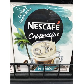 NESCAFÉ ca phe Cappuccino vị Dừa ( hộp 10g 20g)