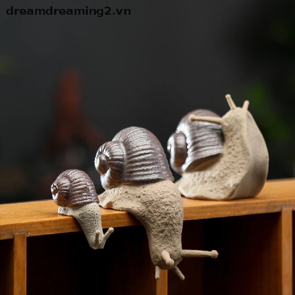 Tượng Gốm Hình Ốc Sên Độc Đáo Trang Trí Bàn Làm Việc