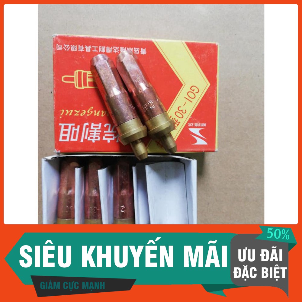 [  GIÁ TỐT - HÀNG CHẤT LƯỢNG ] Bép cắt Oxy gas nhỏ số 1, 2, 3( hộp 5 cái )