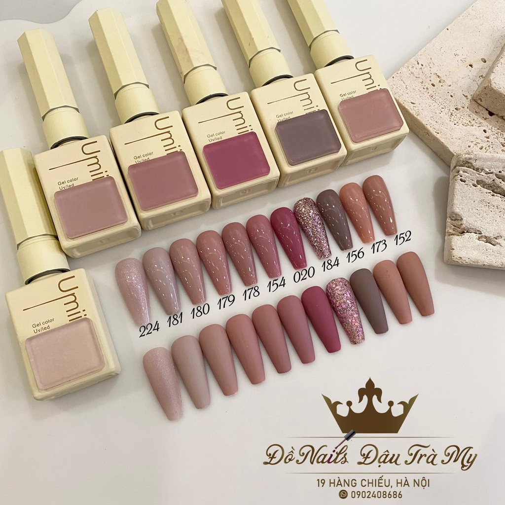 Sơn Umii 246 màu - Bảng lẻ màu 02