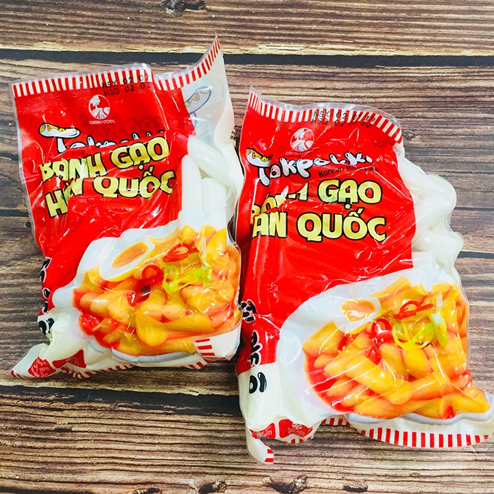 1KG BÁNH GẠO HÀN QUỐC GREEN FOODS