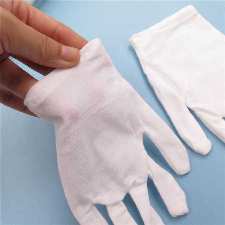 Găng Tay cotton Mỏng Màu Trắng Dành Cho Bé Trai Và Bé Gái Tiểu Học