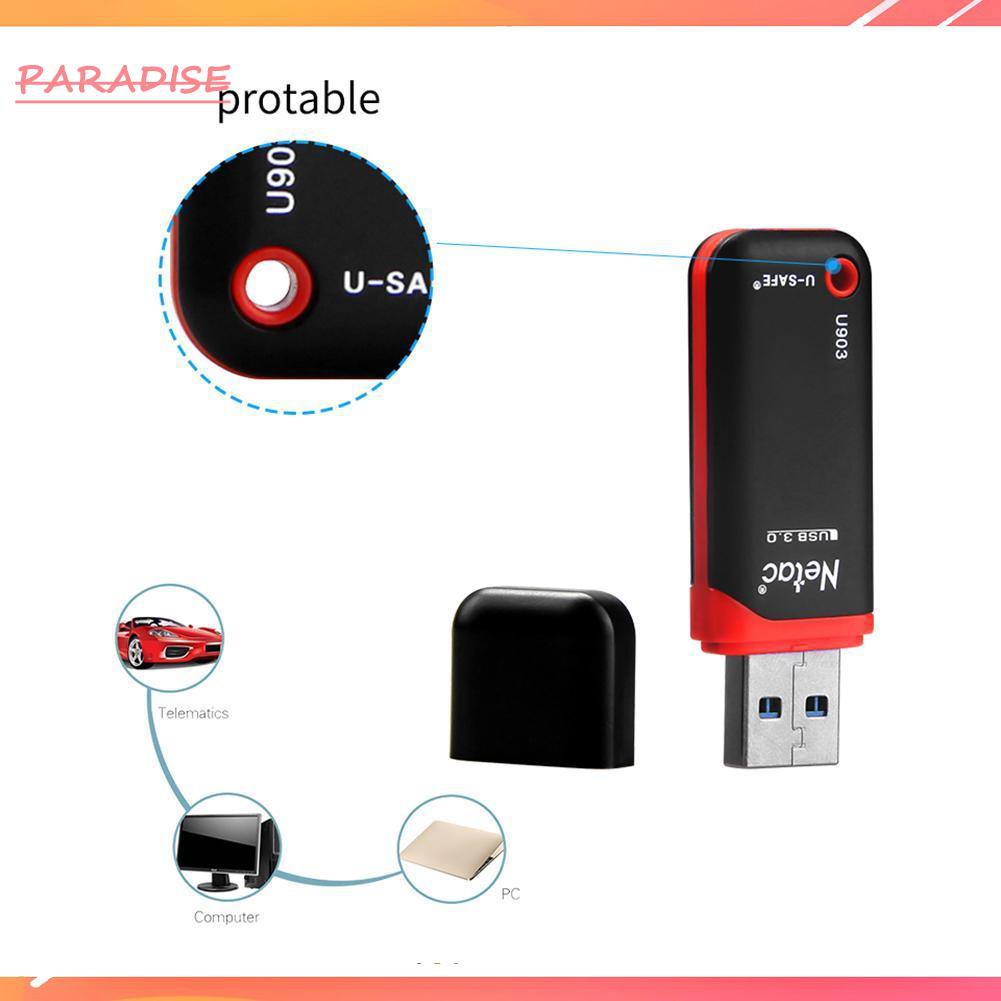 Paradise1 Netac Flash Drive Plastic Pendrive High Speed USB3.0 Memory Stick U Disk | BigBuy360 - bigbuy360.vn
