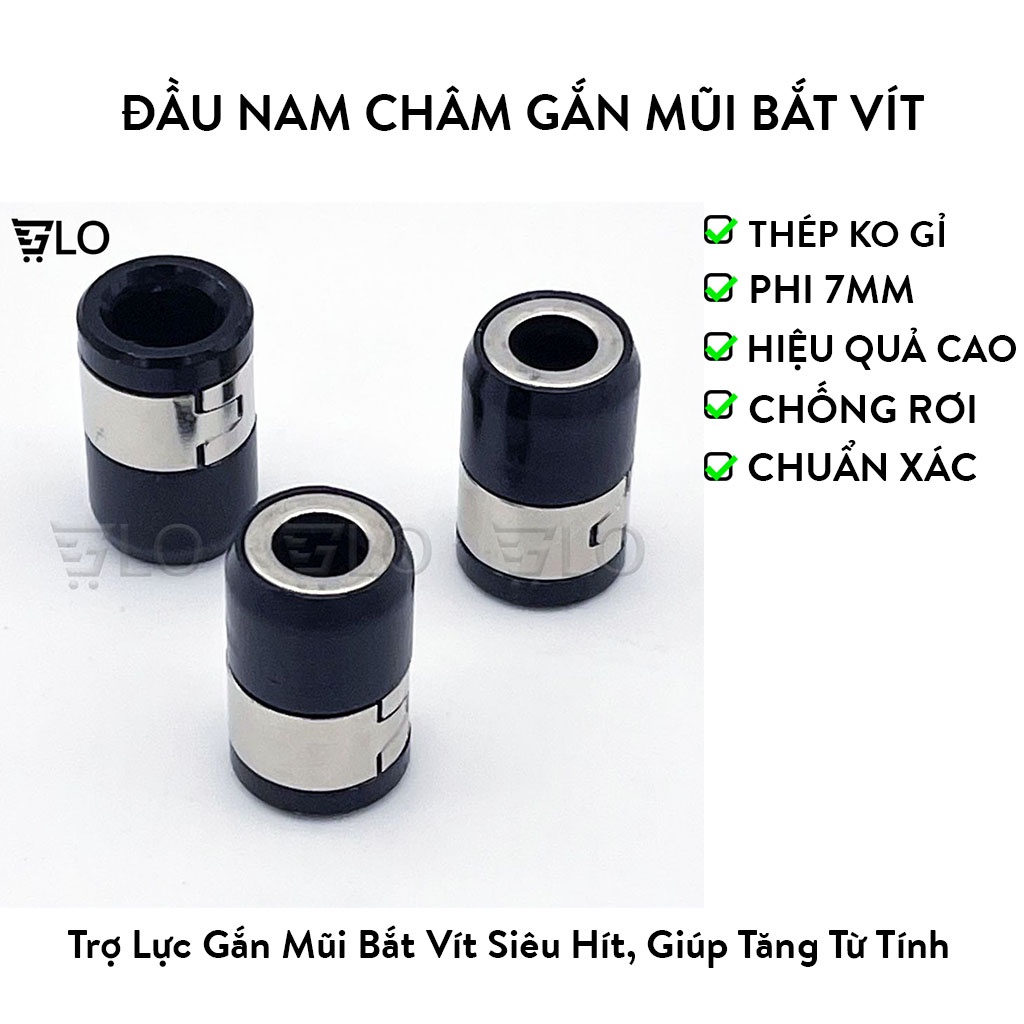Đầu Nam Châm Gắn Mũi Bắt Vít Siêu Hít