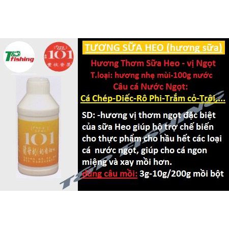 Hương liệu pha chế mồi câu 101 Đài Loan