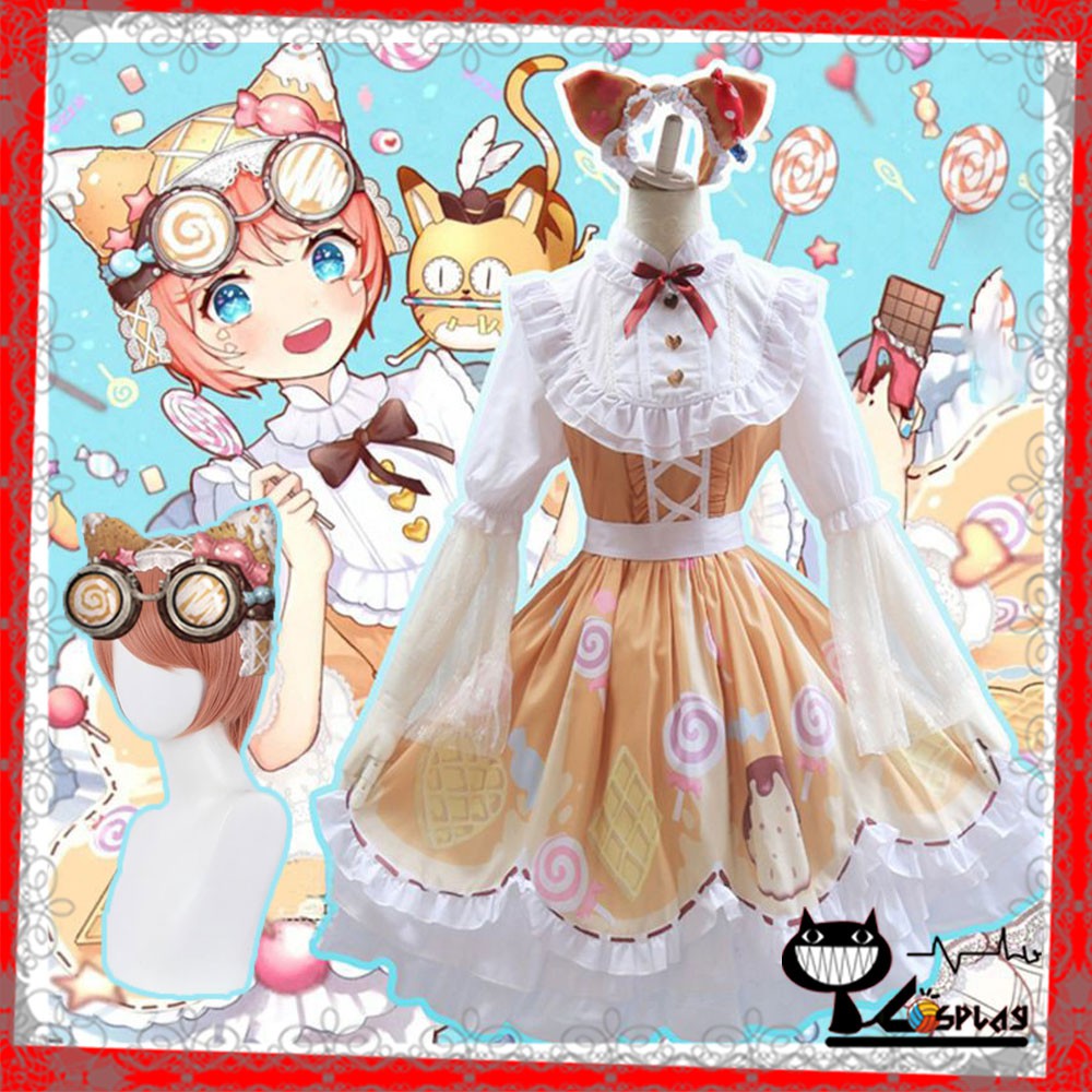[O] Costume wig cosplay Tracy - Identity V -  Đầm Hóa Trang Công Chúa Lolita A Đáng Yêu [Miu Cosplay]