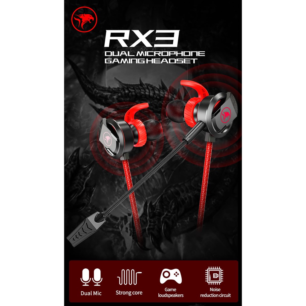 [Mã ELHACE giảm 4% đơn 300K] Tai Nghe Có Dây Gaming Plextone RX3 2 Mic, Chơi Tốt PUBG, Siêu Phẩm Gaming, Super Bass