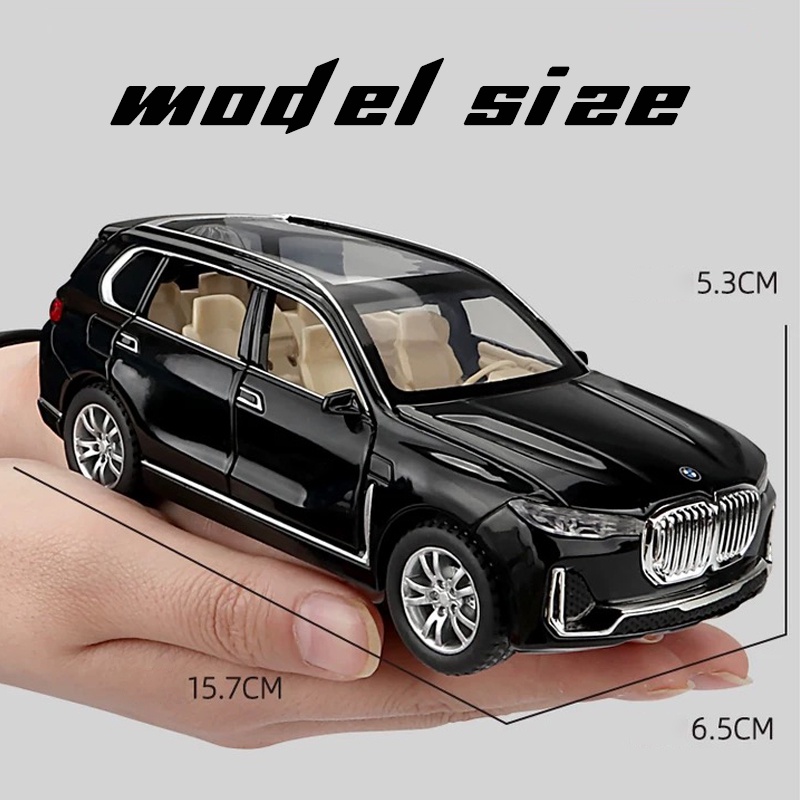Mô Hình Xe Hơi BMW X7 Bằng Hợp Kim Tỉ Lệ 1: 32 Có Đèn Và Nhạc