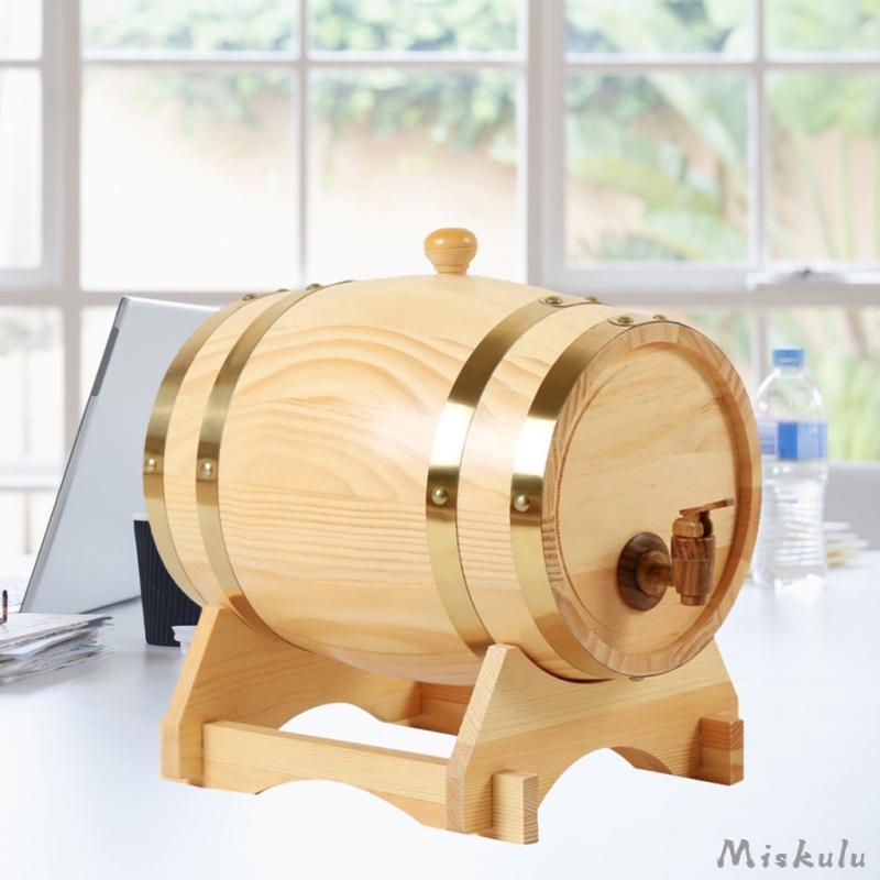 Thùng Đựng Rượu / Whisky / Rượu Kiểu Quả Thông Kèm Giá Đỡ Độc Đáo Trang Trí Nhà Hàng