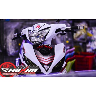 Tem Xe Exciter 135 Trắng Đen Chỉ Đỏ