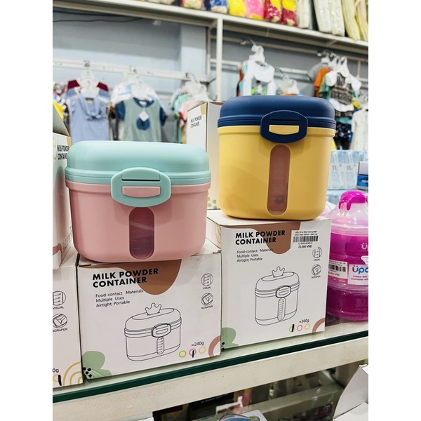 Hộp Chia Sữa Vương Miện 240g/360g (có chia vạch)