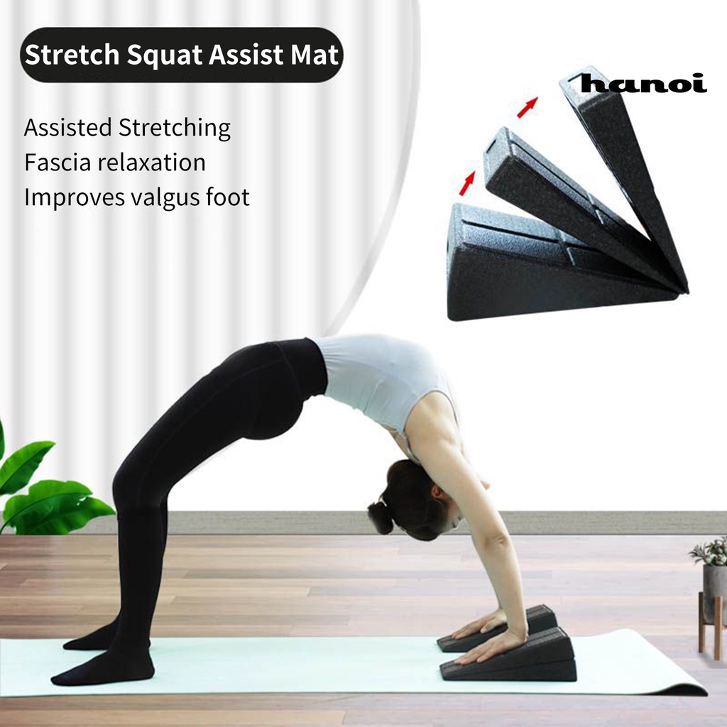 Ha!Set 3 Bàn Đạp Chân Chống Trượt Có Thể Điều Chỉnh Độ Cứng Cao Hỗ Trợ Luyện Tập Thể Hình