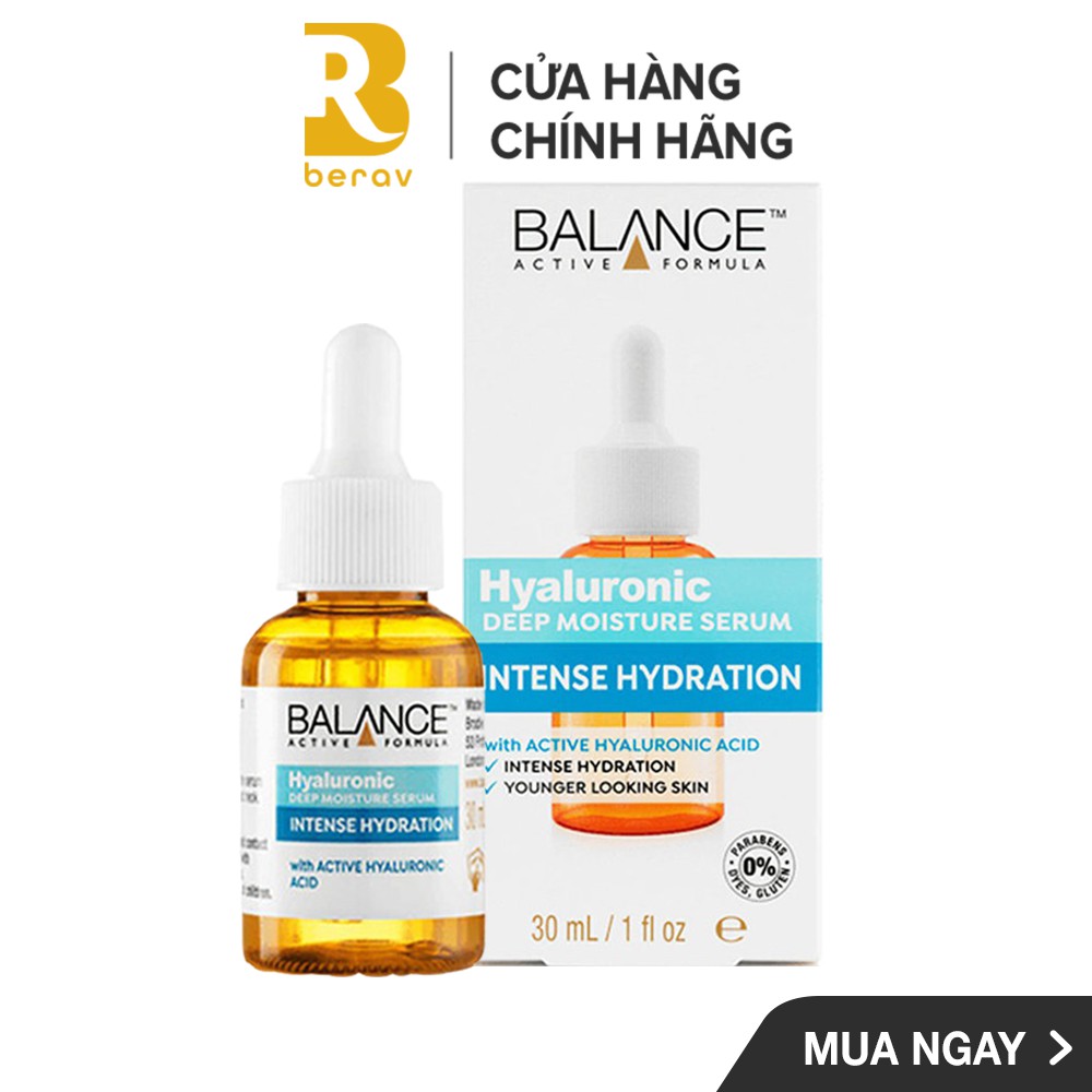 Combo serum Vitamin C + serum Hyaluronic Balance trắng da căng mượt Active Formula 30ml/ chai | BigBuy360 - bigbuy360.vn