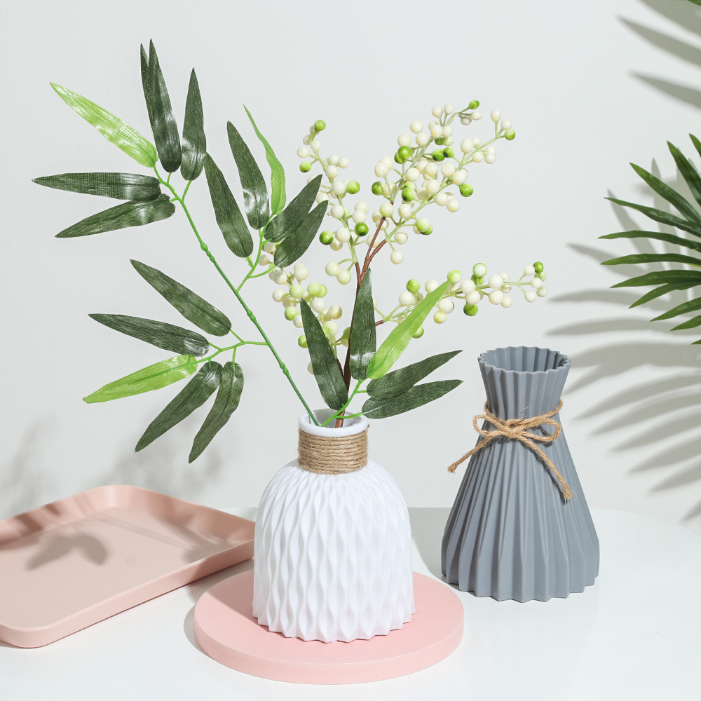 CONOPERY Bình Hoa Nhựa Thiết Kế Sáng Tạo Phong Cách Châu Âu Tạo Không Gian Cho Nhà Ở