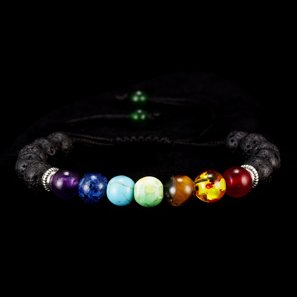 Vòng tay RINHOO chuỗi hạt đá núi lửa thời trang