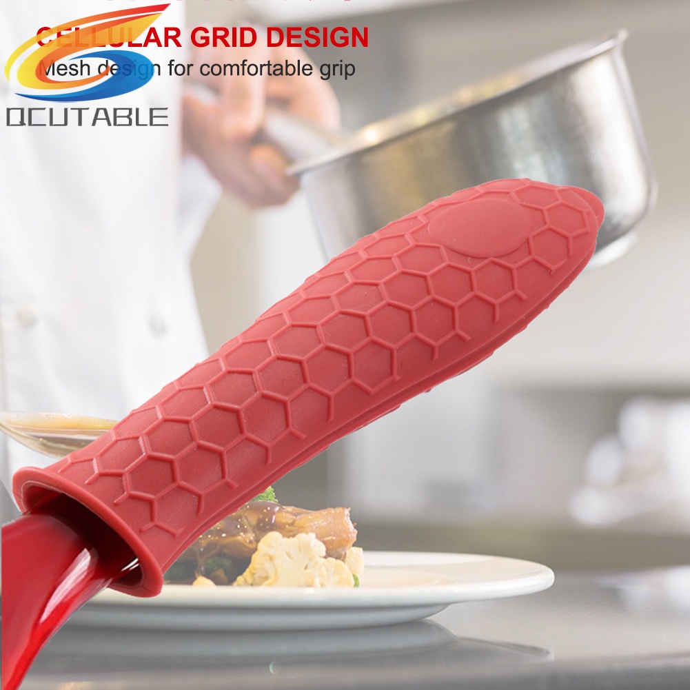 Miếng bọc tay cầm nồi bằng silicone chống nóng &amp; trượt
