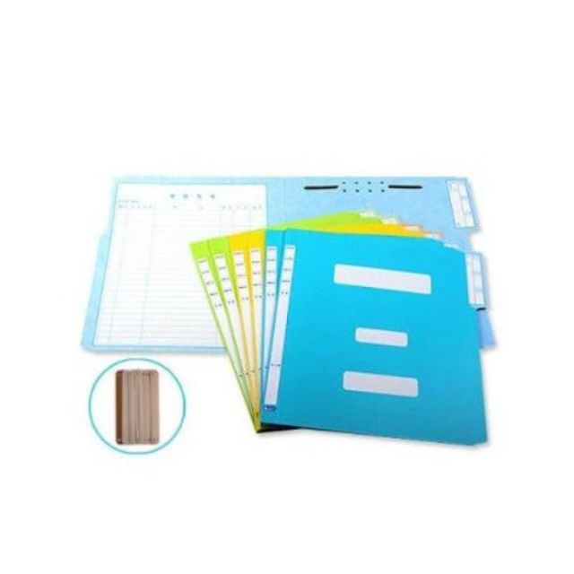 10 FILE GIẤY HÀN QUỐC / BÌA GIẤY KẸP TÀI LIỆU / FILE LỆCH A4 / Bộ 10 chiếc