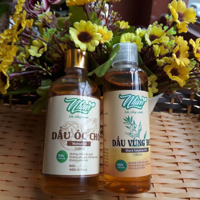 Combo dầu óc chó ,vừng đen