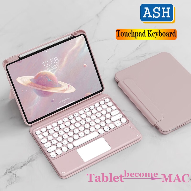 Bao Da Máy Tính Bảng Có Bàn Phím Bluetooth Không Dây Xoay Được Cho iPad 9.7 2018 2017 iPad Air 2 Air 1 6th 5th Gen Giá Đỡ